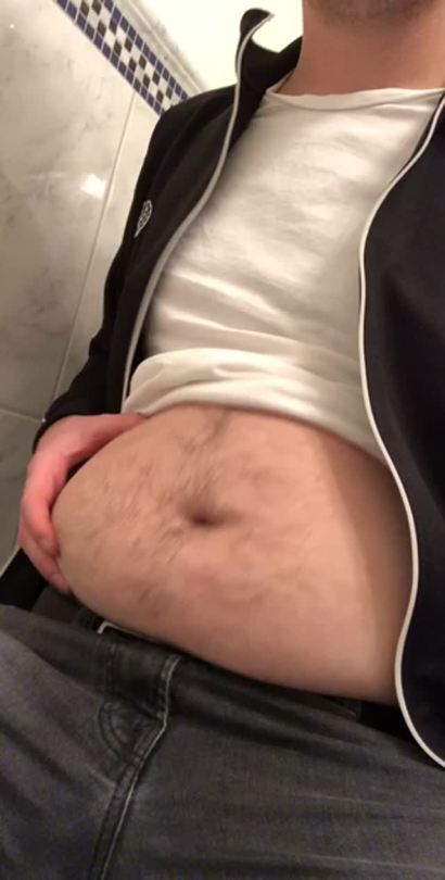 Black uncut belly outdoor
