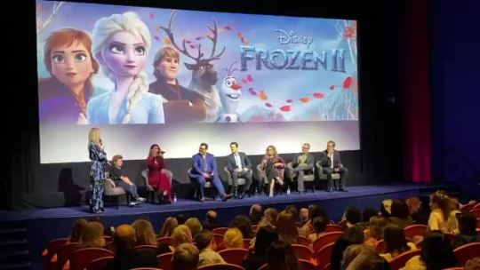 joshgad: Well...this just happened on our London #frozen2 tour because a child asked. God bless @idinamenzel