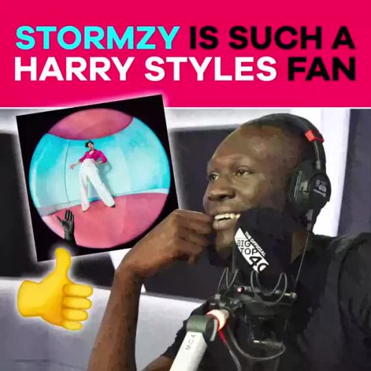 Stormzy talks about Harry Styles - 15/12