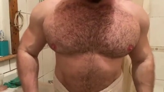 Hairy Muscle Pecs