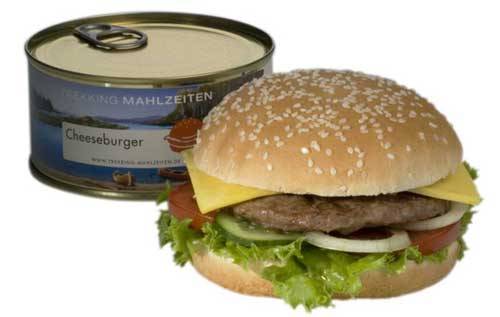 canned cheeseburger